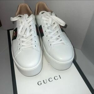 Gucci Platform Ace Sneakers 38.5
